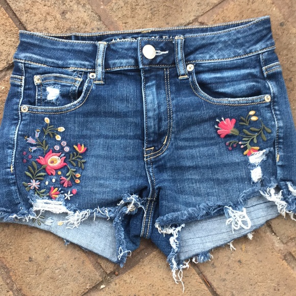 American Eagle Outfitters Pants - 2 for $20 American Eagle Jean Shorts w Embroidery
